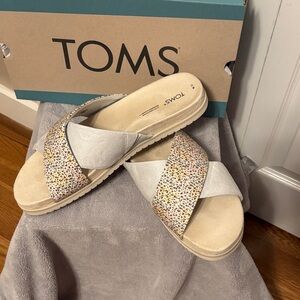TOMS Women's Multicolor Slide Sandals